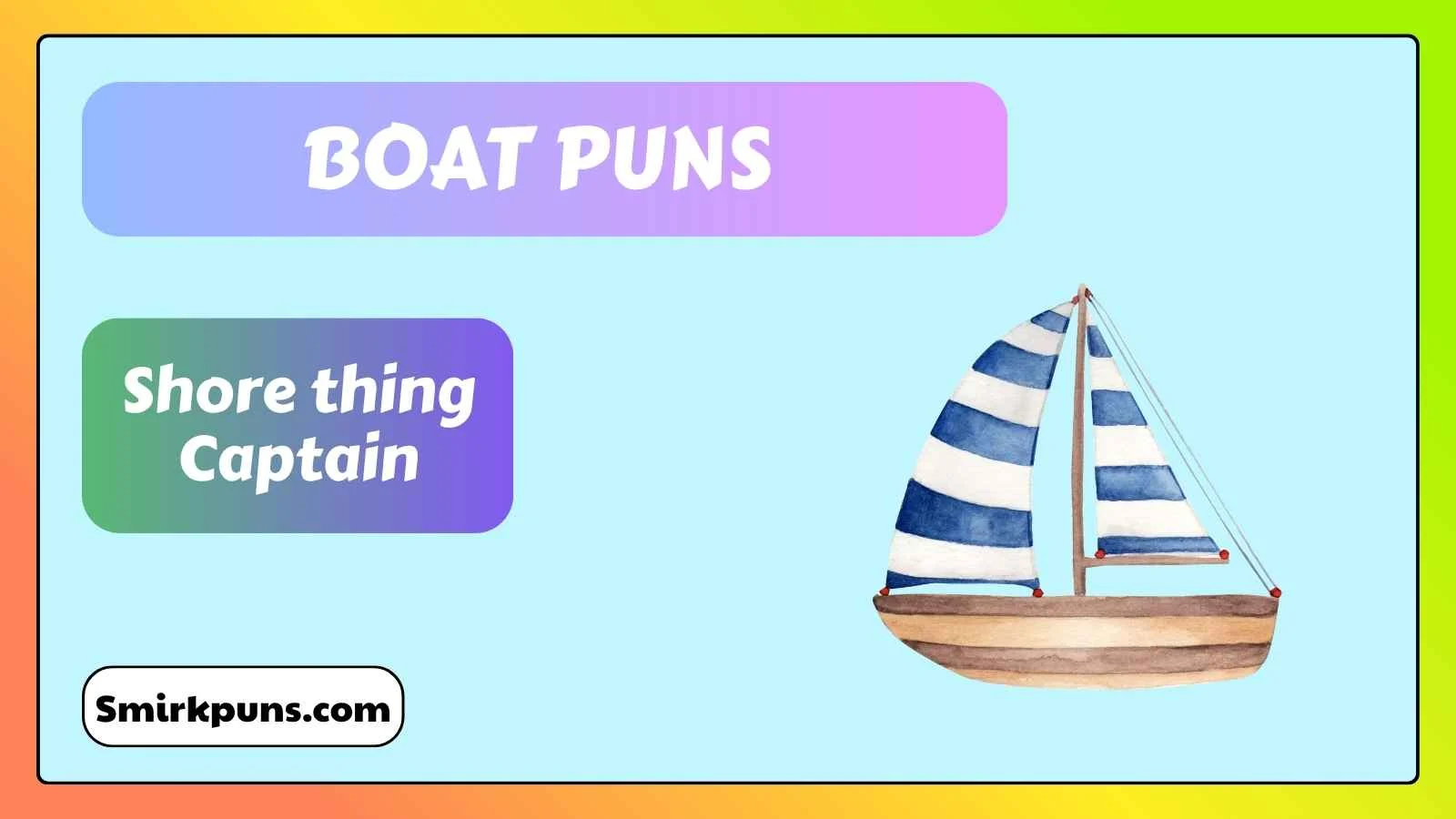 Boat Puns